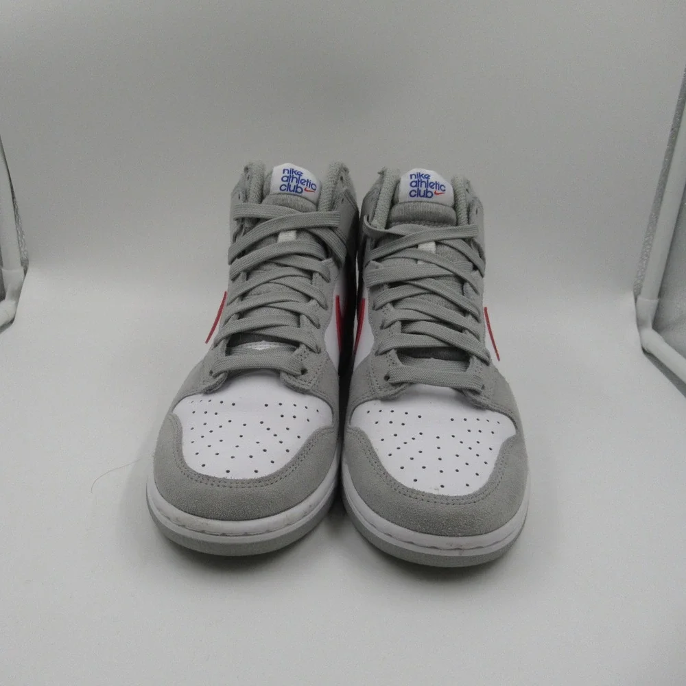 Nike Dunk High Athletic Club Light Smoke Grey University Red DJ6152-001 Mens 7.5
